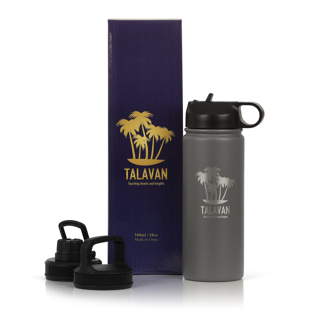 Thermos 18oz Grey